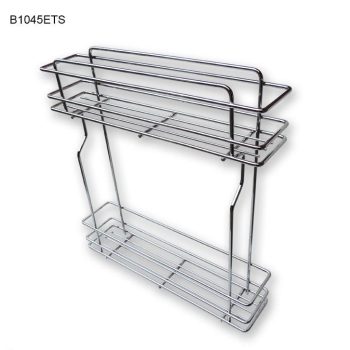 Coș Jolly 100 x 450mm cromat glisiere Salice extragere parțială