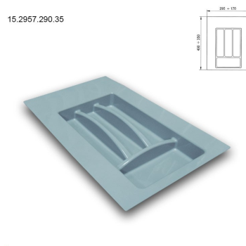 Organizator tacâmuri 290x500mm 4 separatoare