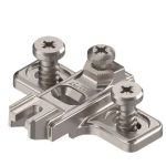 Plăcuță de montaj balama BLUM modul lezenă 3mm cu surub