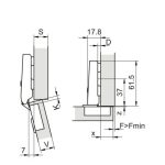 Balama TITUS T Type aplicata cu clips 110 grade