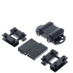 Balama U cu push up pentru doua usi din sticla