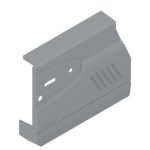 Capac acoperire mare AVENTOS HK stanga, gri