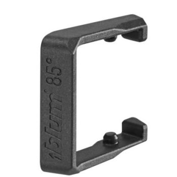 Limitator unghi deschidere 85 grade pt balama usi subtiri, gri inchis 70T4503