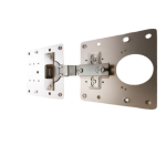 Placa din inox pentru reparatie fixare balama