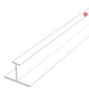 profil H alb inegal 2,5 m