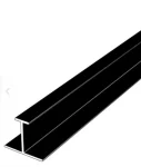 profil H negru inegal 3m
